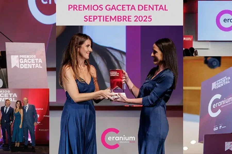 Laboratorio dental Ceranium entrega el Premio Gaceta Dental al Talento en Prótesis Dental 2025
